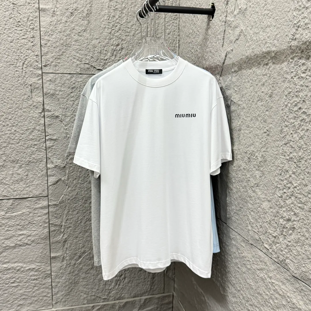 Miu Miu*2025 New Arrival T Same Style ：Black White Size： S （90-130 ） M （120-150 ） L （140-165 ） XL （160-180 ） XXL （180-210 ）