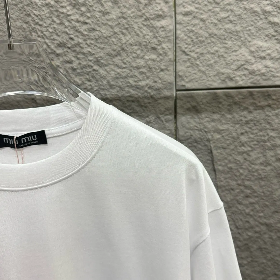 Miu Miu*2025 New Arrival T Same Style ：Black White Size： S （90-130 ） M （120-150 ） L （140-165 ） XL （160-180 ） XXL （180-210 ）