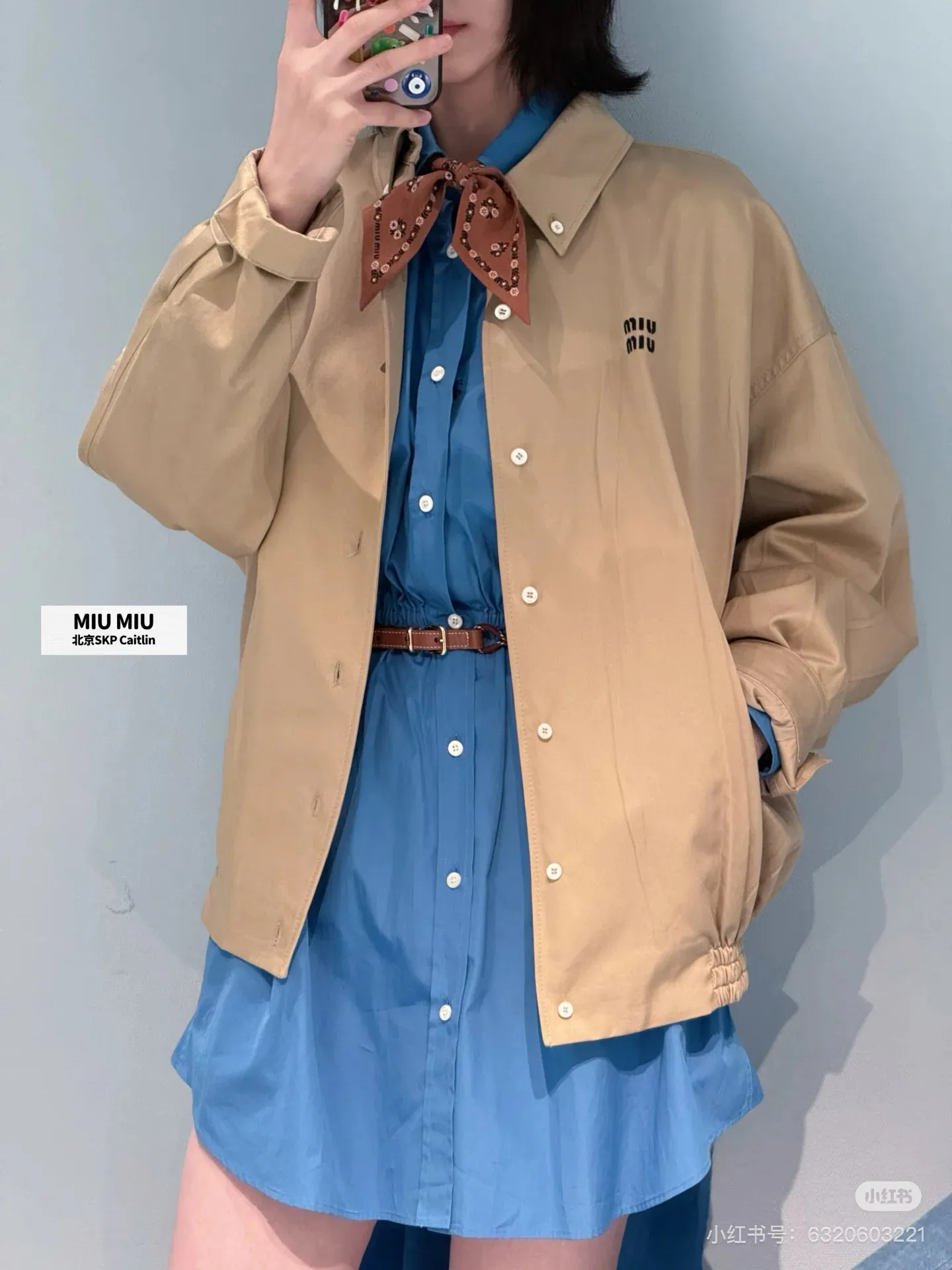 Miu Miu Khaki Miu Miu Classic 1： Miu Miu 2: 3: 4: Size：M-3XL