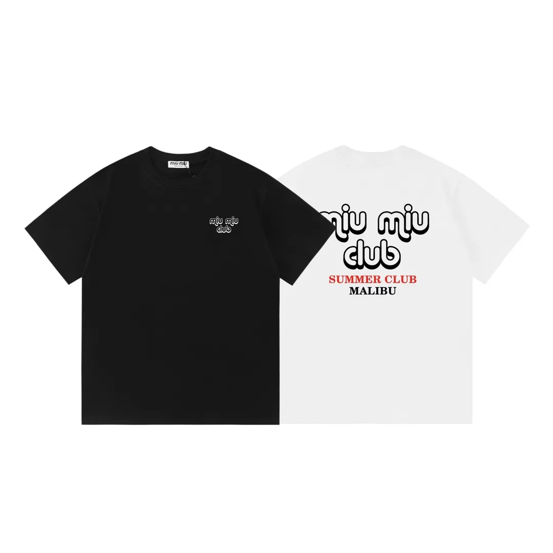 MIU MIU New Arrival logo Same Style t · 300 100％ · 32 · ：White Size：XS S M L