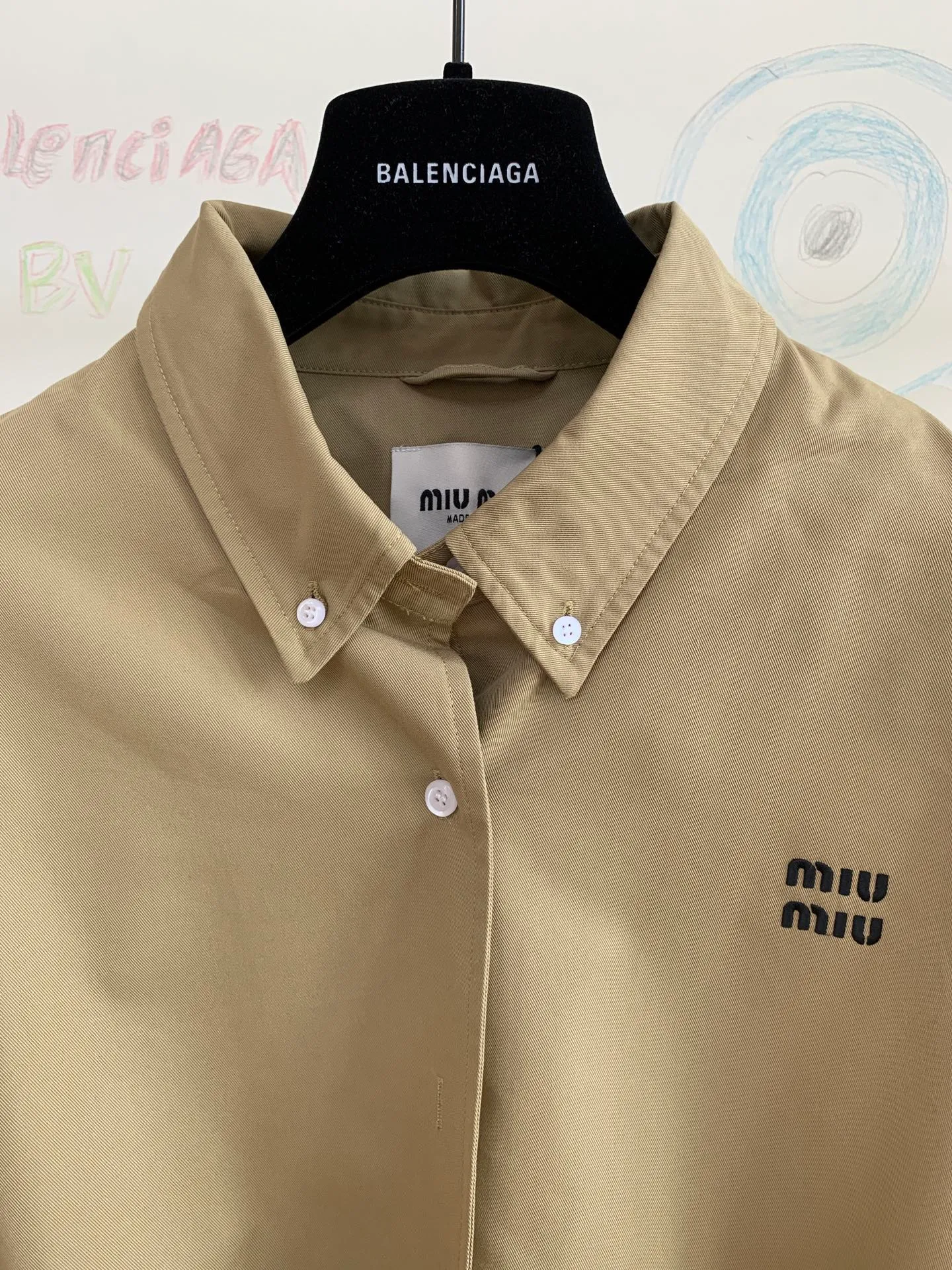 Miu Miu Khaki Miu Miu Classic 1： Miu Miu 2: 3: 4: Size：M-3XL