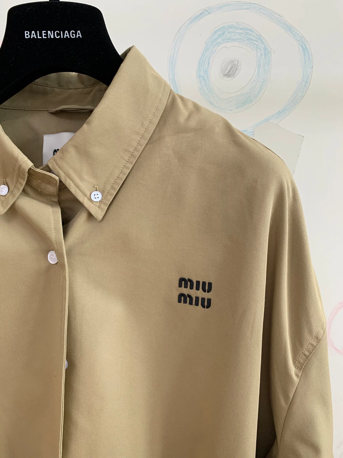 Miu Miu Khaki Miu Miu Classic 1： Miu Miu 2: 3: 4: Size：M-3XL