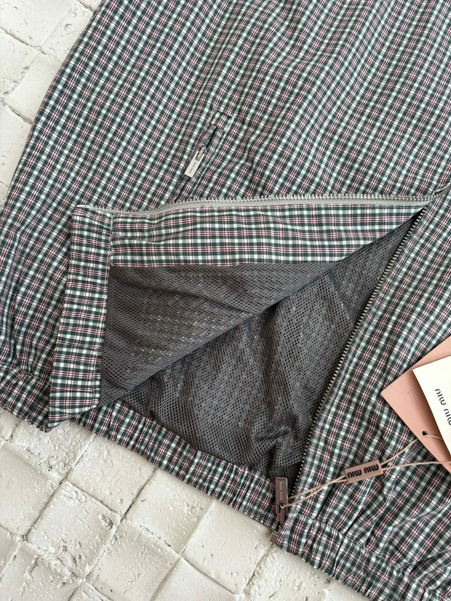 Miumi*/ Retro Gray Size：S/M/L