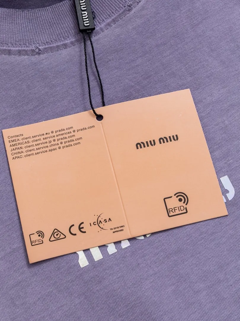 P90✨🔥 [MIU MIU ] 2026FW T Premium 26s 300 ： Purple Size：S M L XL 2XL