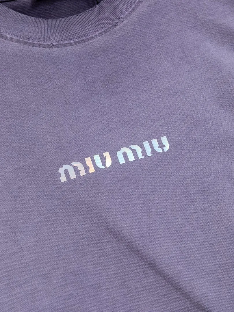 P90✨🔥 [MIU MIU ] 2026FW T Premium 26s 300 ： Purple Size：S M L XL 2XL