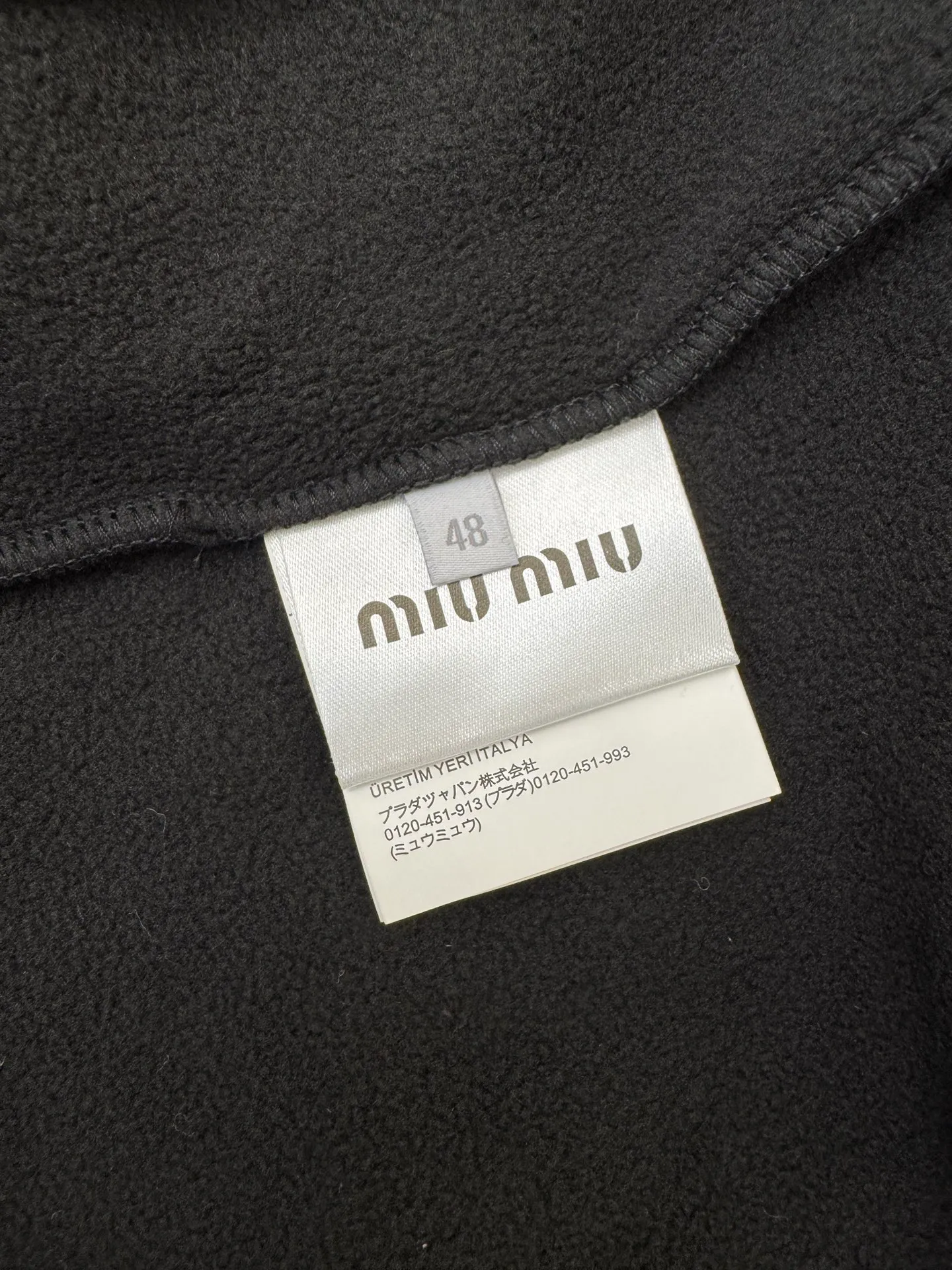 MIUMIU SIZE 46 48 50 72 💰p210