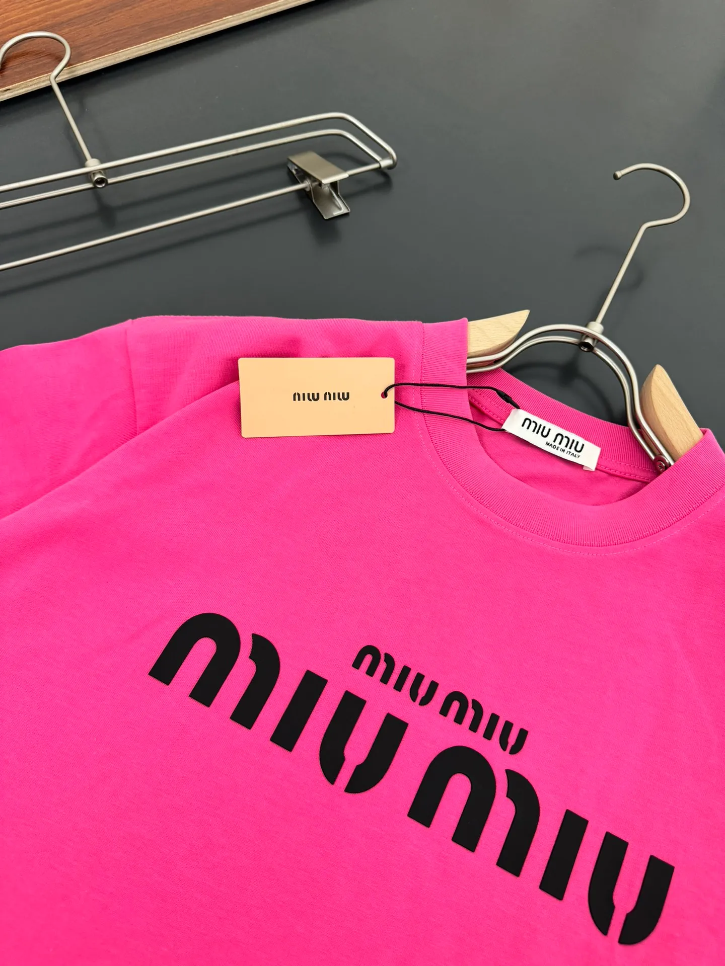 Miu Miu*320g t logo New Arrival t ， ， Versatile ：White Red Sizes：S M L XL XXL