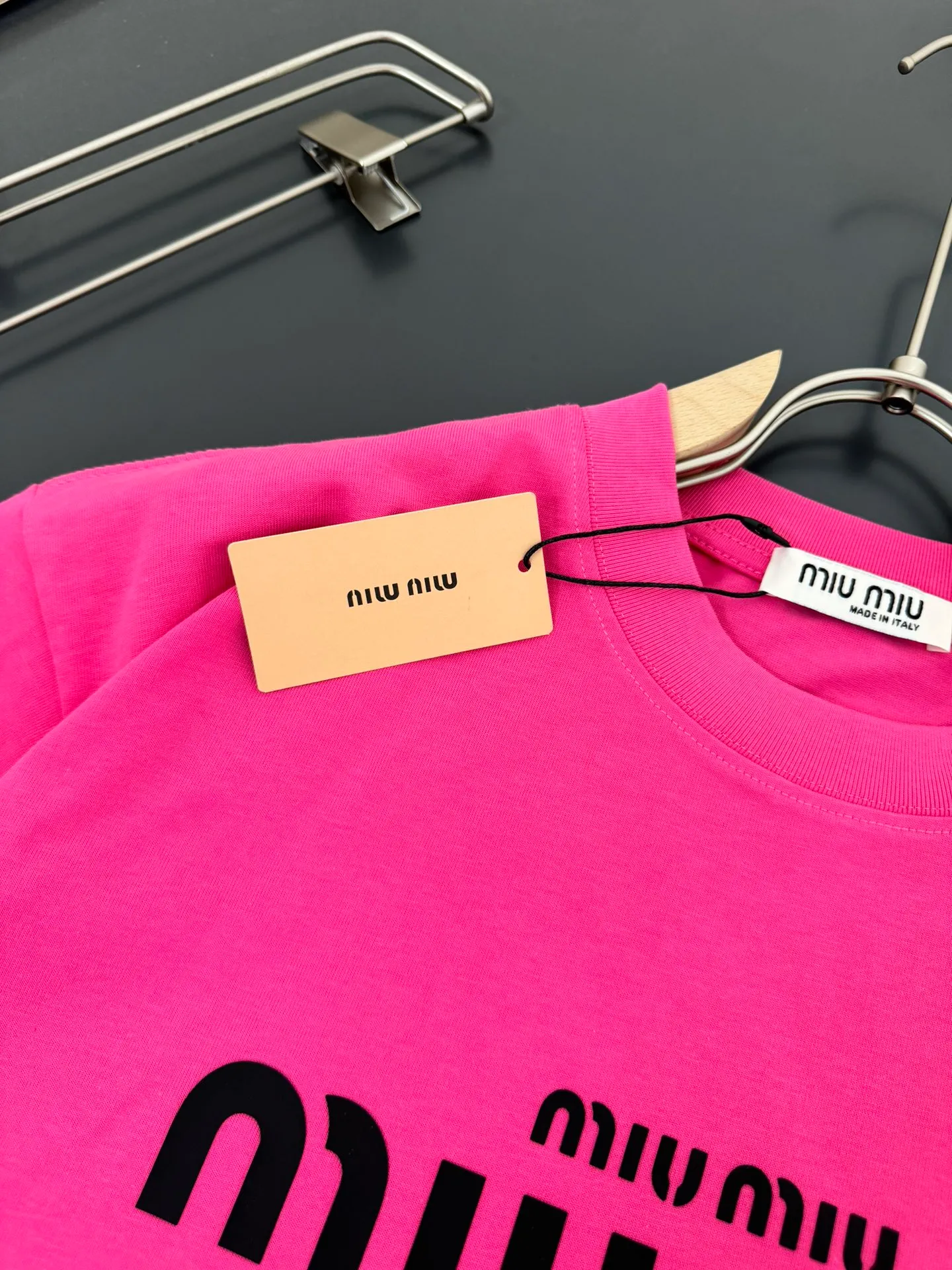 Miu Miu*320g t logo New Arrival t ， ， Versatile ：White Red Sizes：S M L XL XXL