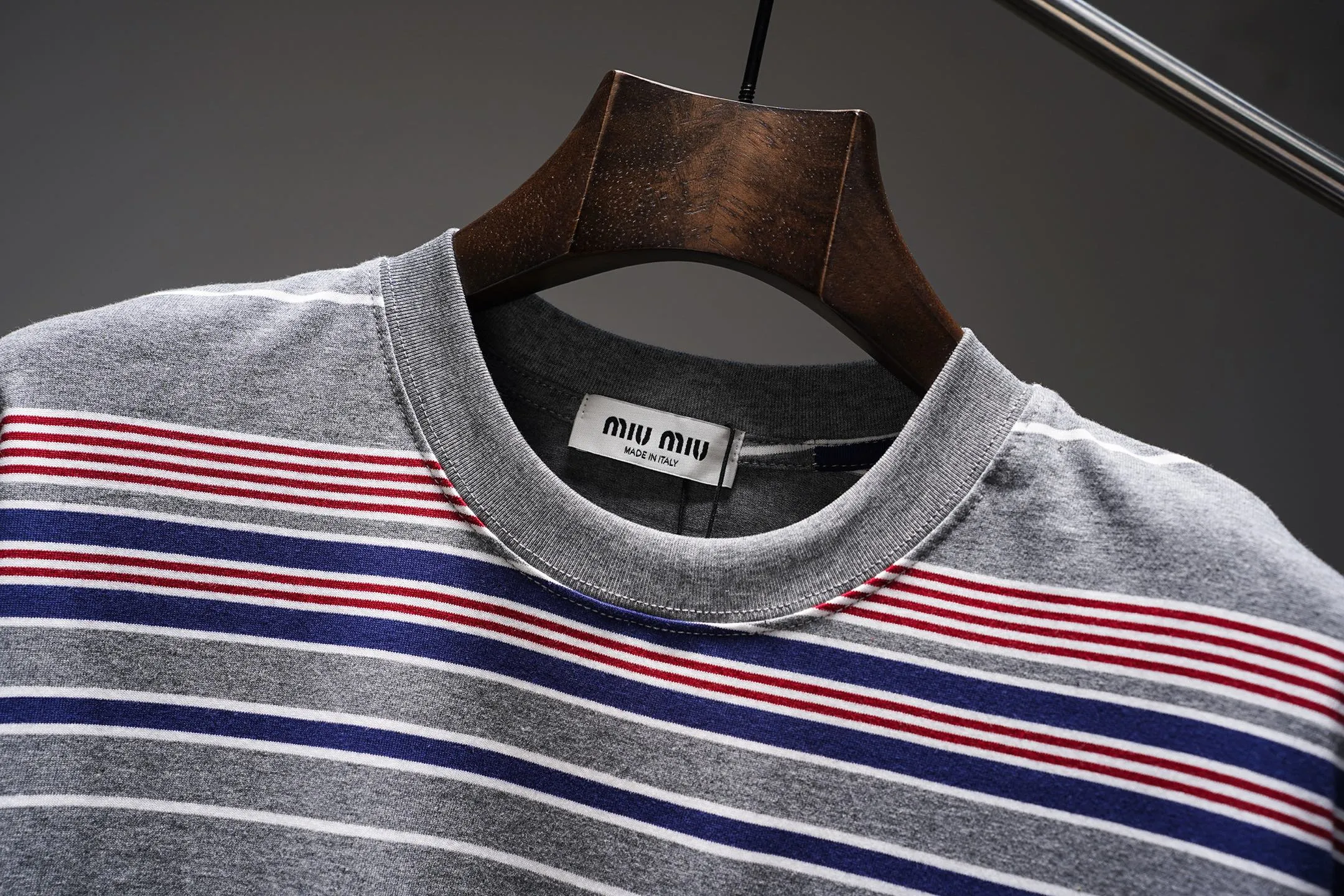 SL 477 MIUMIU 1:1 Premium 280 32 Breathable 1x 1 oversize 200 ：Blue Gray Size：S-XL