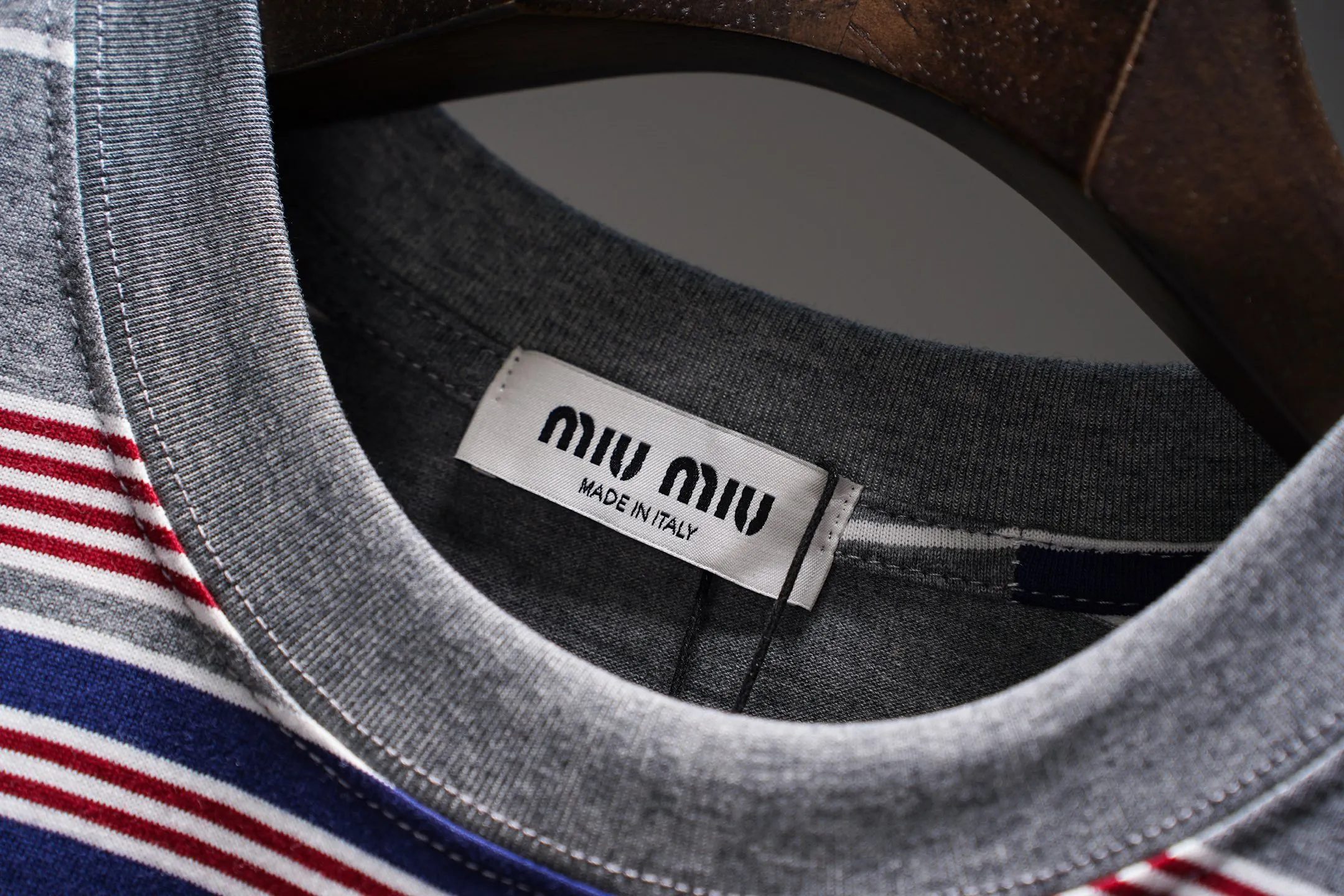 SL 477 MIUMIU 1:1 Premium 280 32 Breathable 1x 1 oversize 200 ：Blue Gray Size：S-XL