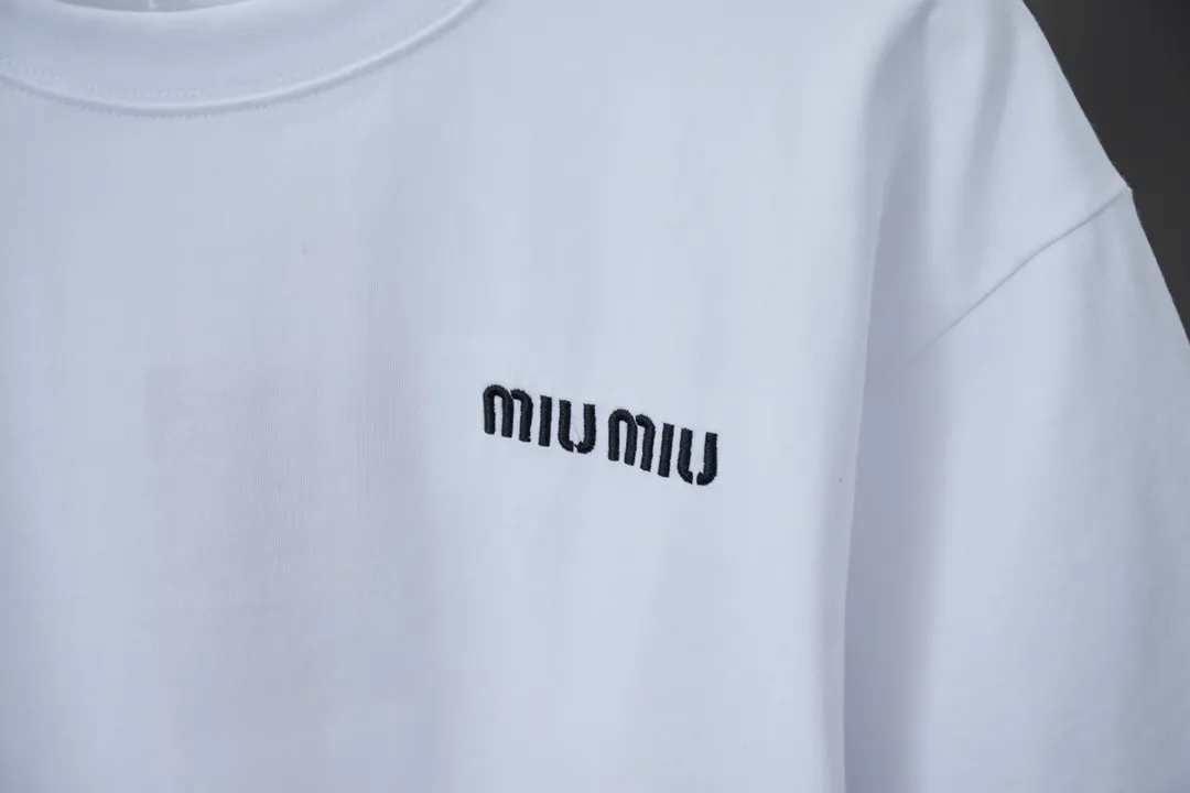 miu miu 24FW Classiclogo T 24FW 。 ！ OS ， ， ， Versatile ！ 。 Same Style S M L XL