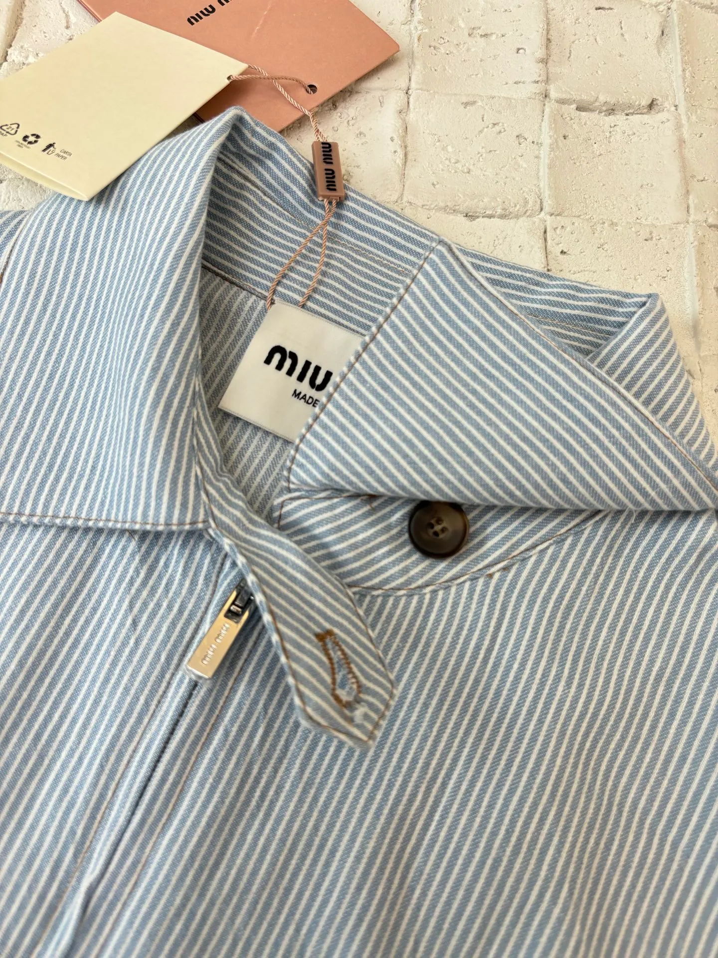 Miu Mi*/ 25Ssl S New Arrival Brown logo ， 。 ！ Size：S/M/L
