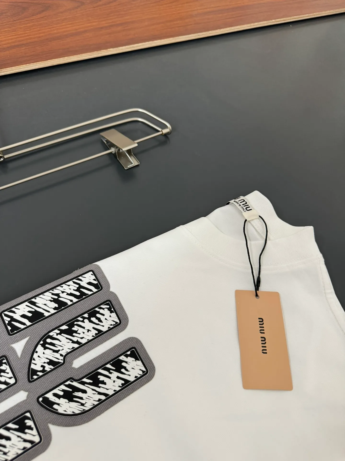 Miu Miu*320g t Canvas logo New Arrival t ， ， Versatile ：White Black Sizes：S M L XL XXL