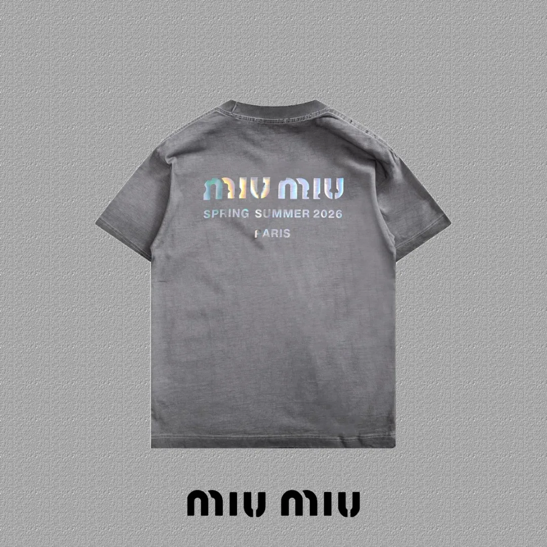 P90✨🔥 [MIU MIU ] 2026FW T Premium 26s 300 ： Purple Size：S M L XL 2XL