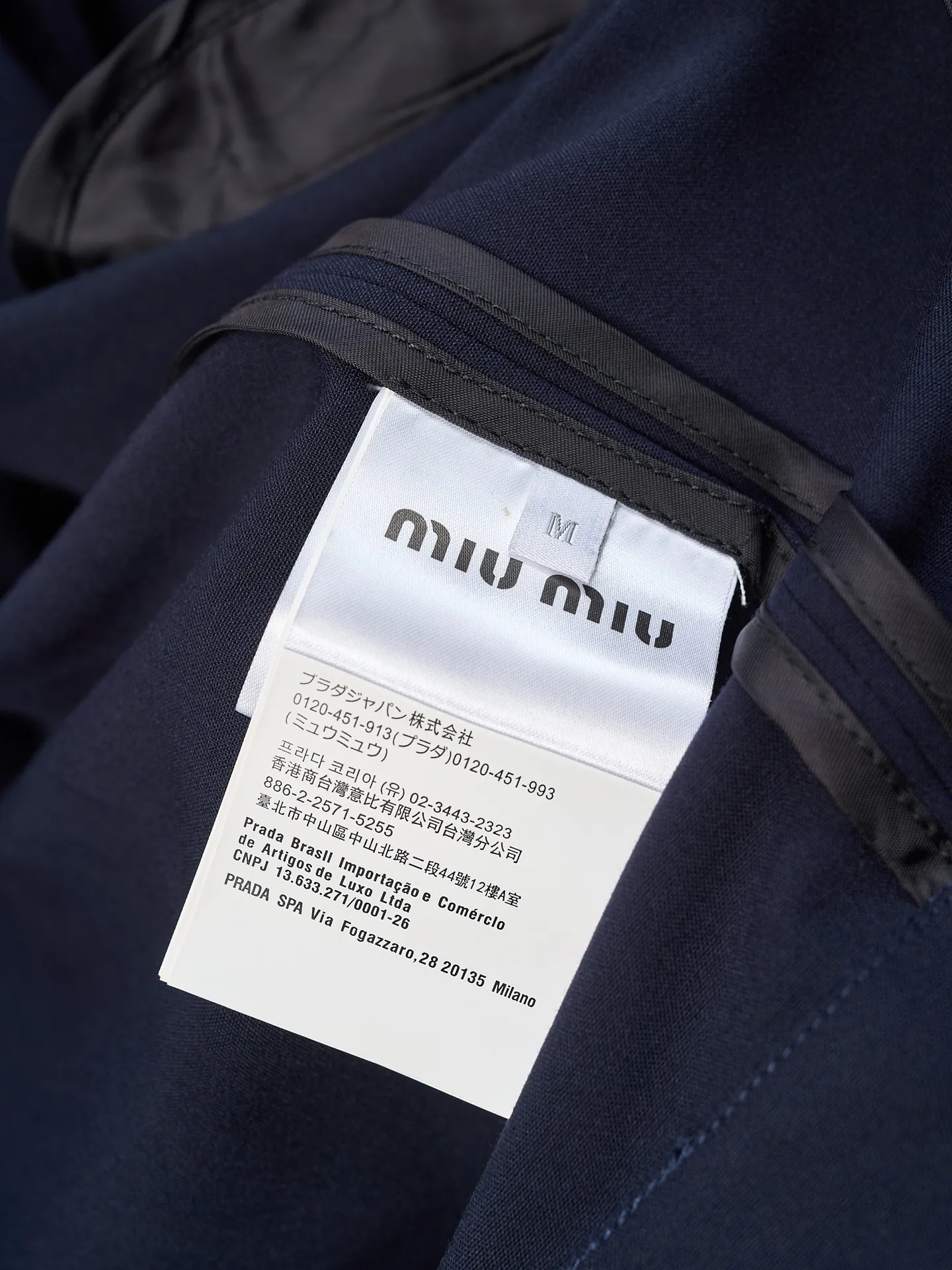 MIUMIU/ （Navy Blue ） 【In Stock】S M L XL ， ， 。 ， ， ， ， Navy Blue ， 。 ，MIUMIU ， 。 Quality ， 。 ， Quality ， 170.150 M