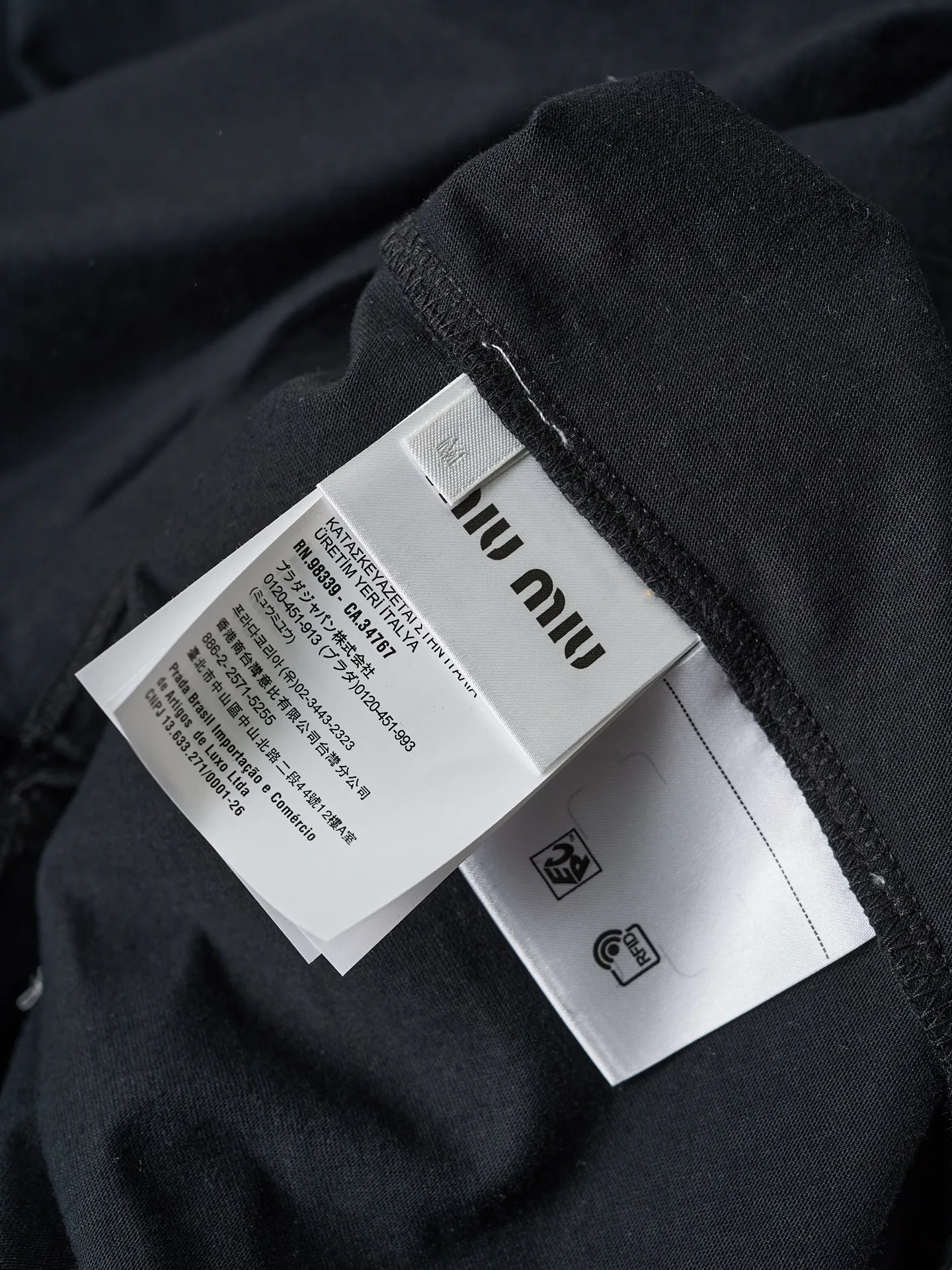 Miu Miu/ T 【In Stock】S M L XL Miu Miu Miu Miu