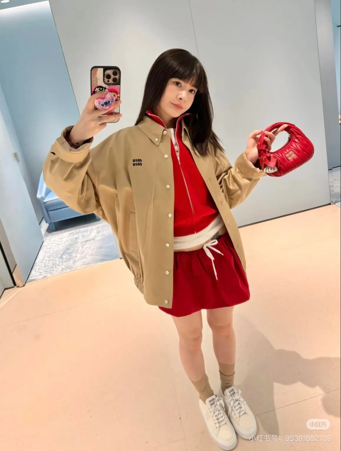 Miu Miu Khaki Miu Miu Classic 1： Miu Miu 2: 3: 4: Size：M-3XL