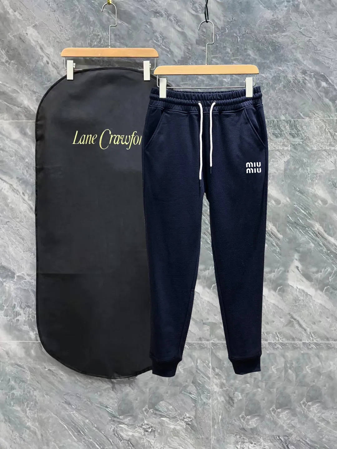 miumiu Logo Factory 360g Black White ：Black Gray Size S-XL